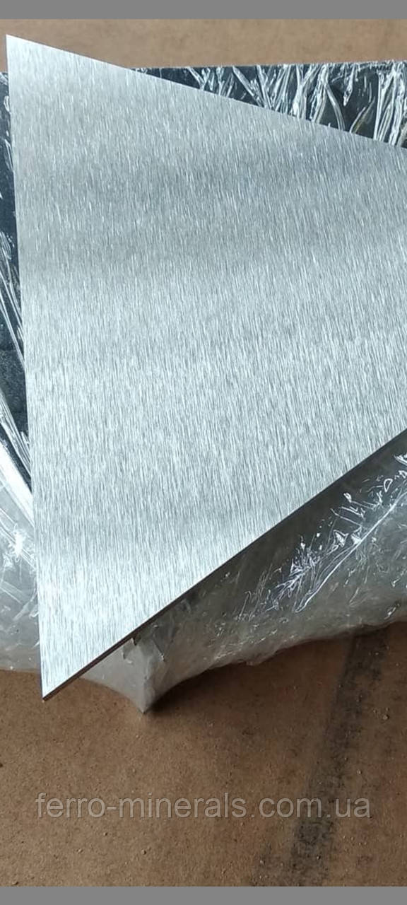 Лист нержавіючийй 1.5х1000х2000 AISI 304 / 08X18H10 / 4N+PE шліф у плівці, фото 1