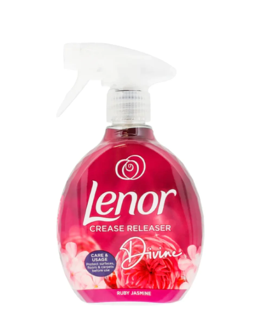 Спрей для розгладження складок на одязі Lenor Crease Releaser Ruby Jasmine 500 мл 5060033822364