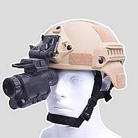 Прилад нічного бачення NVG 30, ПНВ монокуляр із кріпленням Wilcox L4G24 металеве на шолом
