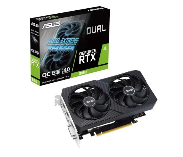 Відеокарта ASUS GEFORCE RTX 3050 DUAL OC V2 8GB GDDR6