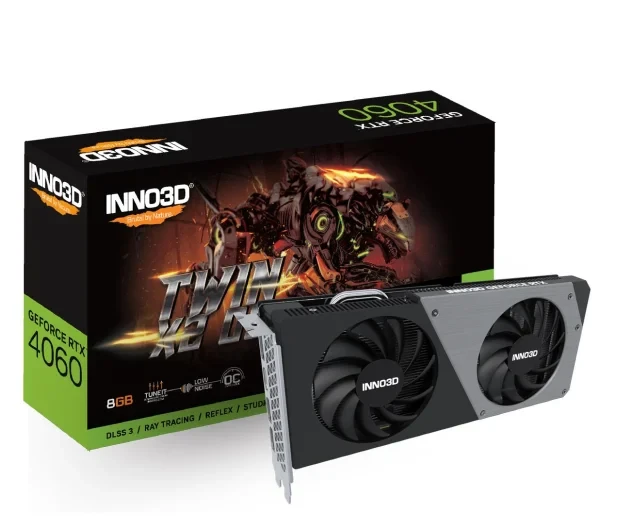 Відеокарта Inno3d GeForce RTX 4060 Twin X2 OC 8GB GDDR6