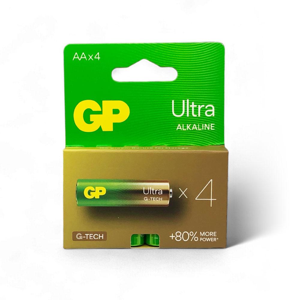 Батарейка AA (LR6) GP Ultra Alkaline (1.5v) 4шт.