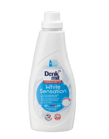 Гель для прання Denkmit White Sensation для білого 1 л 4058172755361