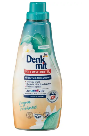 Гель для прання білих речей Denkmit Lagoon Freshness 1л 4066447502640