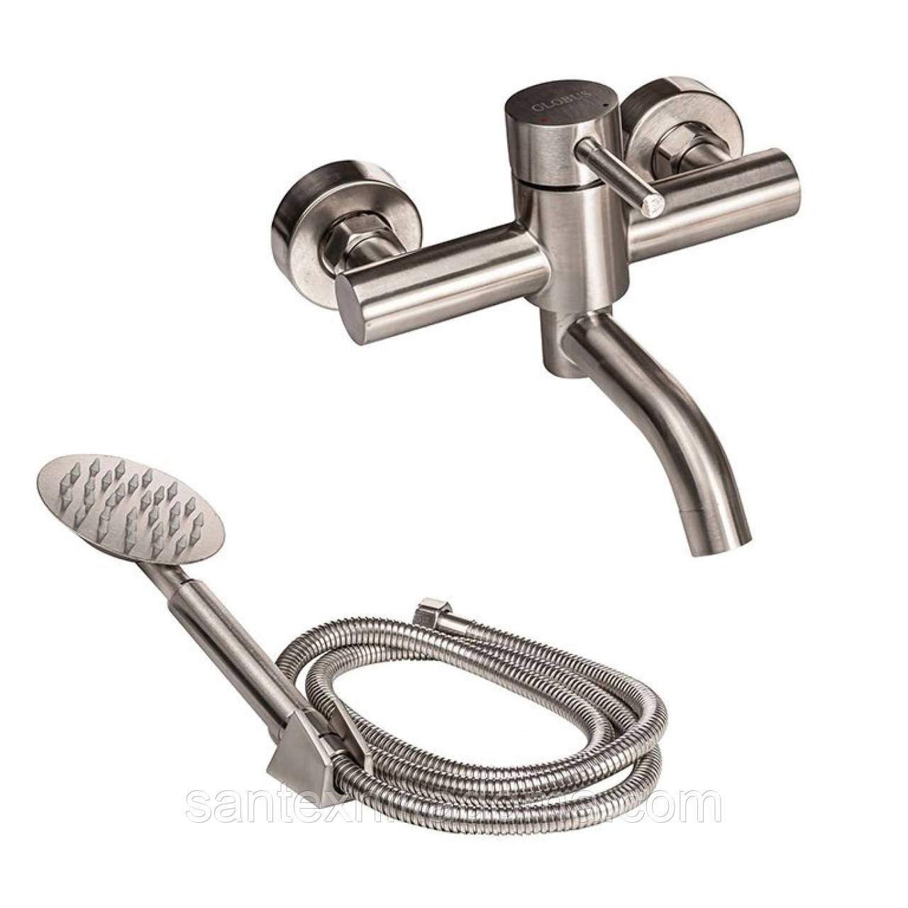 Змішувач для ванни Globus Lux ALPEN SBT1-102L нержавіюча сталь