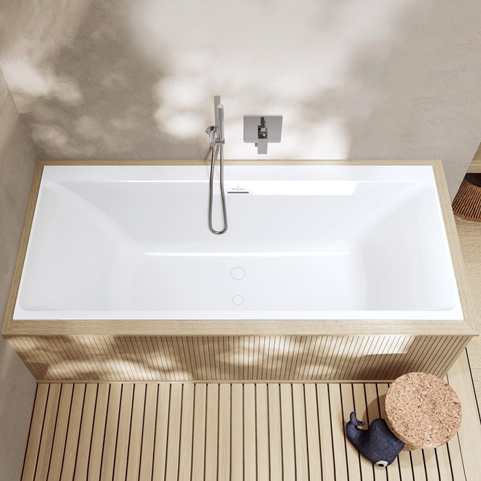 Ванна кварилова 180x80 Villeroy&Boch Subway 3.0 UBQ180SBW2DV-01