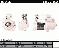 Стартер JS1009, 12V-2.2kW, на погрузчики Mitsubishi S4S, Volvo EC70