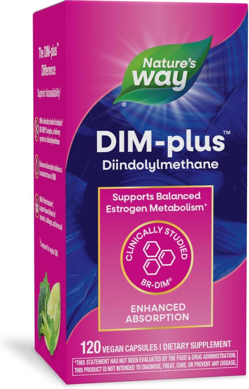 Nature's Way DIM-plus Estrogen Metabolism 120 капсул