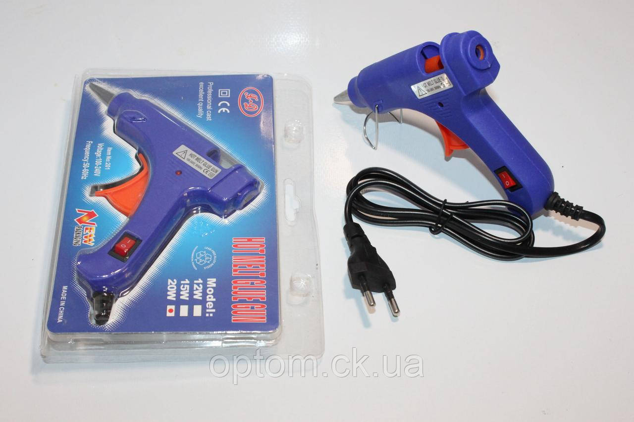 Клейовий пістолет 20W (7mm) з вимикачем