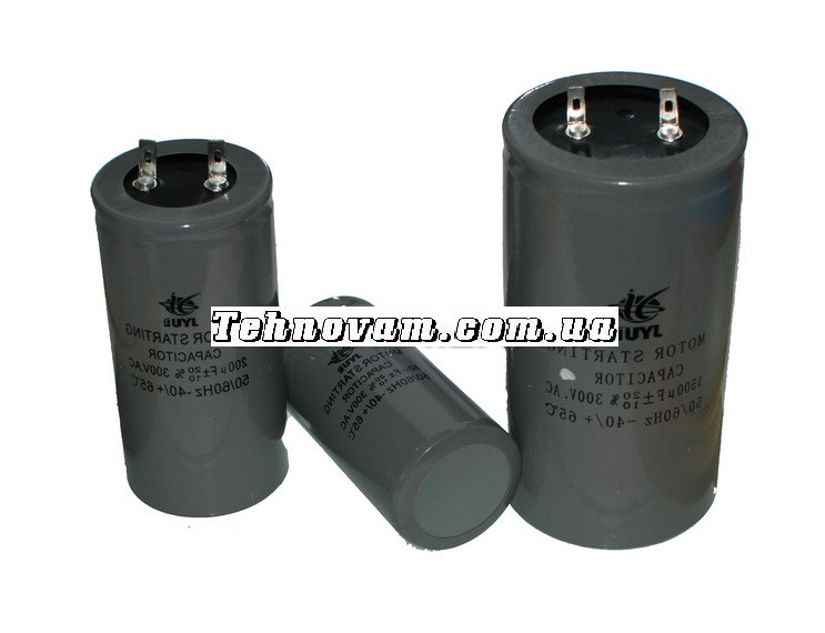 Конденсатор JYUL 150 мкф — 300 VAC Пусковий , фото 1