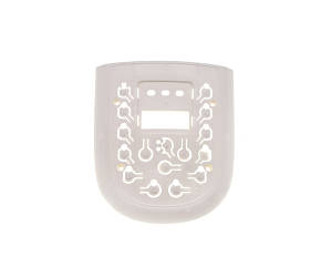 Крышка для панели управления мультиварки Moulinex CE501132/87A - SS-994591 - оригинальная запчасть.