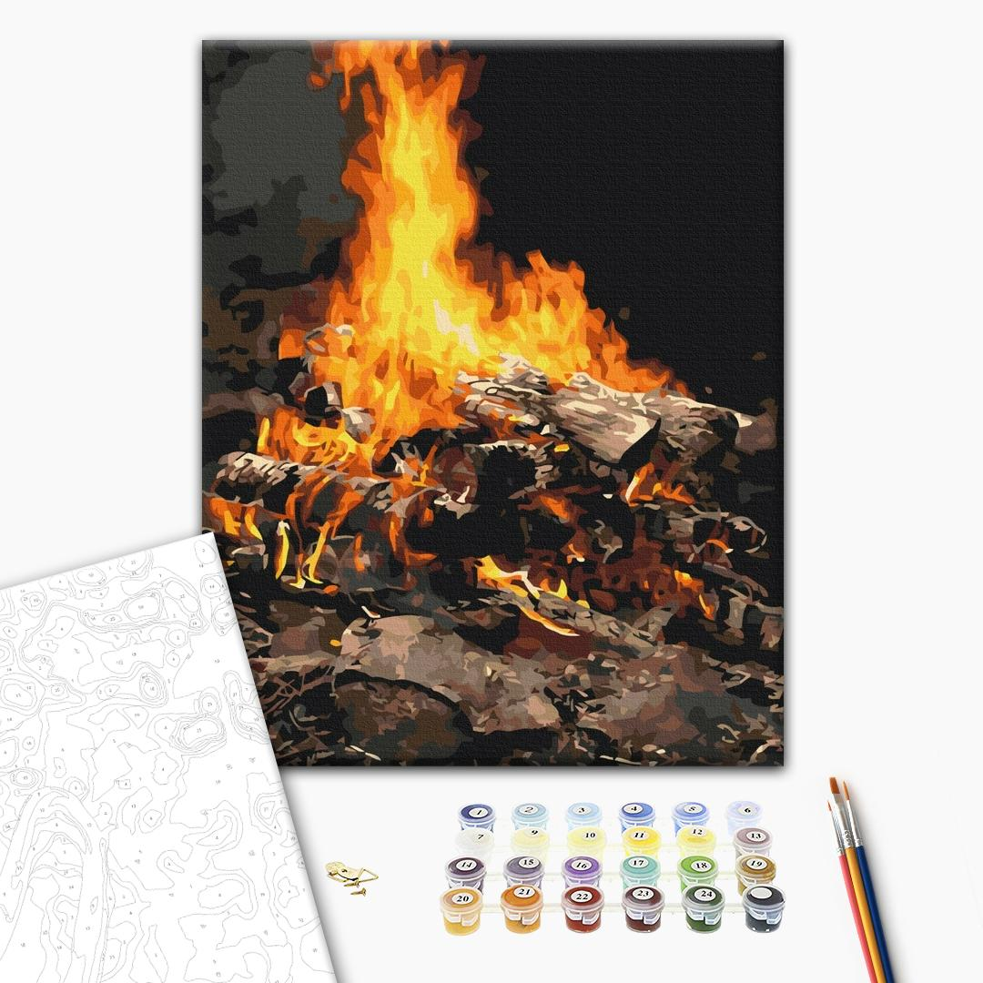 Картина за номерами Багаття 40 х 50 см Brushme BS21741
