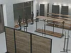 Стійка економпанель "КОН" 1900х800х400мм крок 100мм. Експопанель для гачків та полиць у магазин для аксесуарів, фото 8