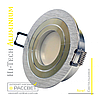 Алюмінієвий світильник Hi-Tech Feron DL6110 Black Aluminium (поворотний вбудований) круг, фото 5