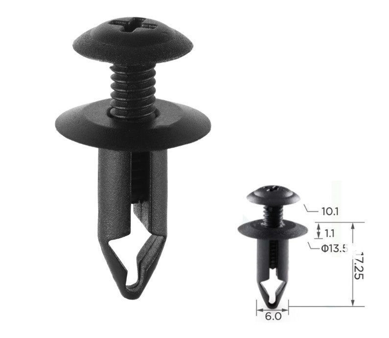 Клипса Infiniti Nissan 6686001W01 Ford, Chevrolet 94051993 (C181), фото 1