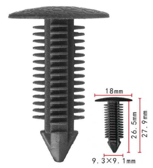 Кліпса Mercedes A6319842561 6319842561 (C1296), фото 1