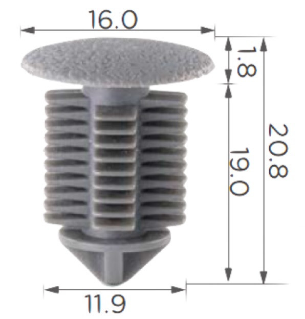 Кліпса Renault 7703077107 (C1309), фото 1