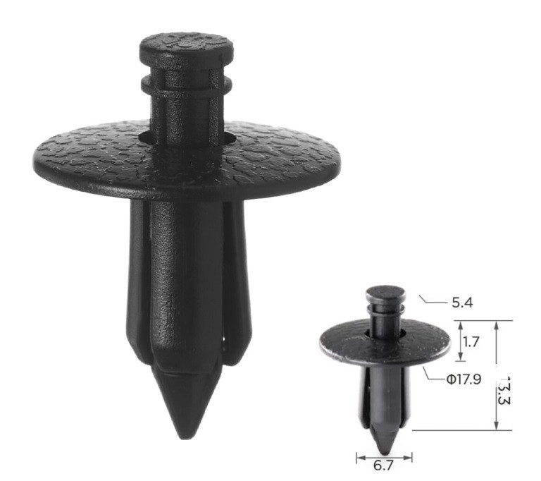 Клипса Toyota 9046707043B1 Nissan 8099905N07 Suzuki Mitsubishi (C189), фото 1