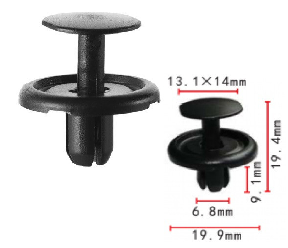 Клипса Toyota 9046707214 (C1359), фото 1