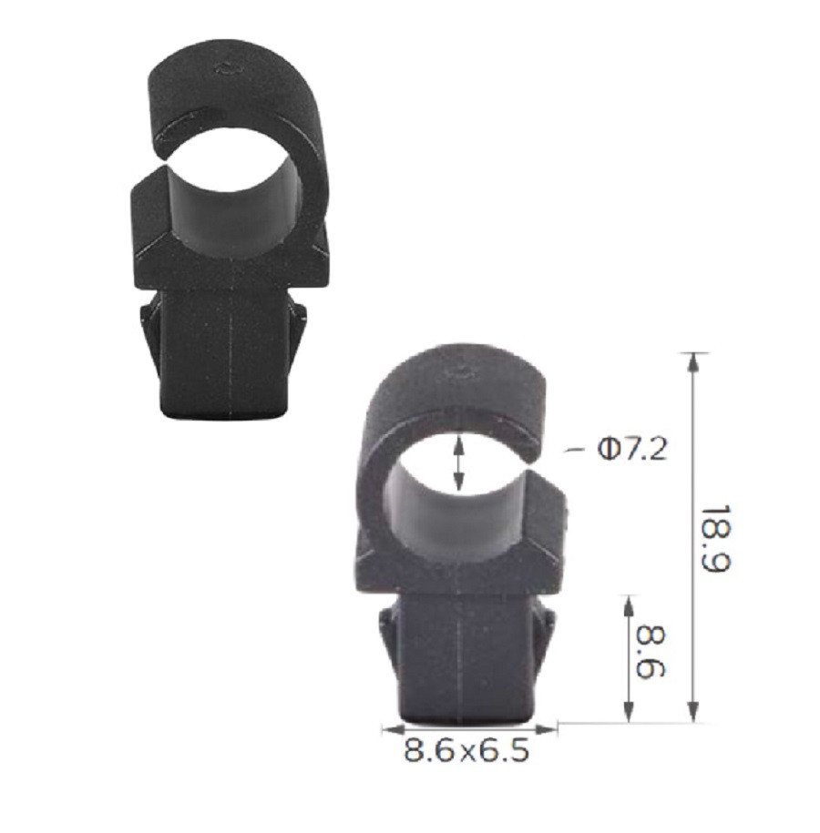 Кліпса тримач упору капота роводки Nissan, Toyota (23E8.152.077, 23E8152077, 21070) (C1165), фото 1