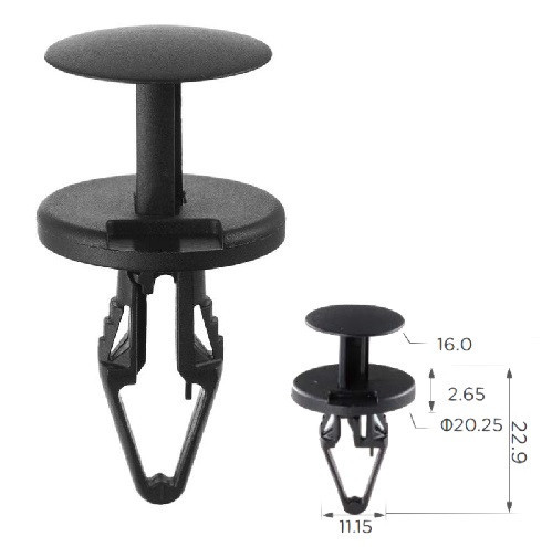 Кліпса для обшиття Buick, Ford, Ford, Chevrolet, Chevrolet 11561368 (C1337), фото 1