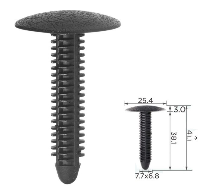 Кліпса для обшиття Ford N804349S (C0208), фото 1