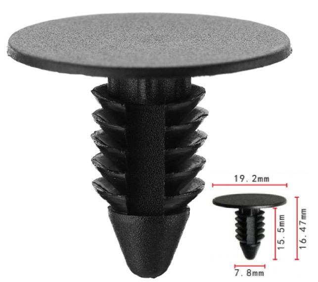 Кліпса для обшиття кузова салону Toyota (90467A0008, 495225, 10017) (C1235), фото 1