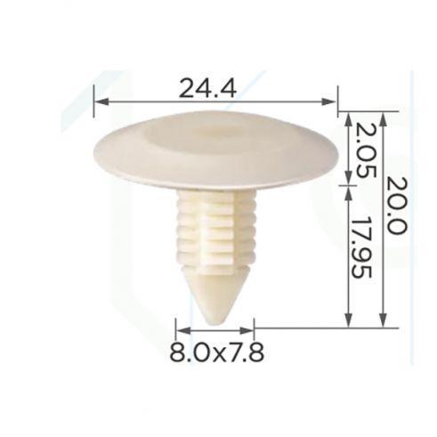 Кліпса для обшиття салону (ОЕМ 2048248, 6003423, 10480) (C0017), фото 1