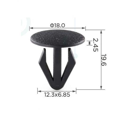 Кліпса для обшиття салону (ОЕМ 8133-50-022, 8133-50022, 813350022, 10737) (C0077), фото 1
