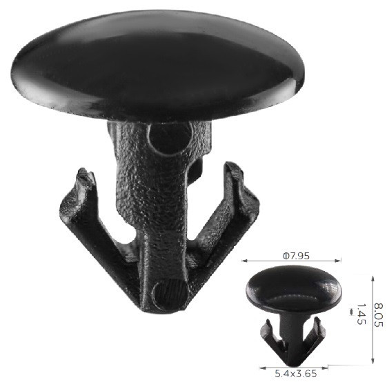 Кліпса для обшивки, кузов Nissan, Infiniti (82850JG00C, 80850-CA003, 80850CA003) (C1396), фото 1