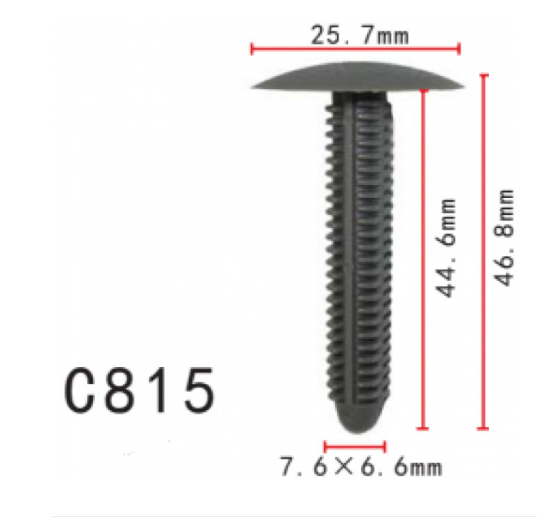 Кліпса кріплення для обшиття Ford (E8FZ5802354A, E8FZ-5802354A) (C0815), фото 1