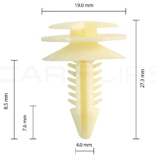 Кліпса кріплення карти дверей (OEM 12337920, 20374473, 15969) (C0147), фото 1