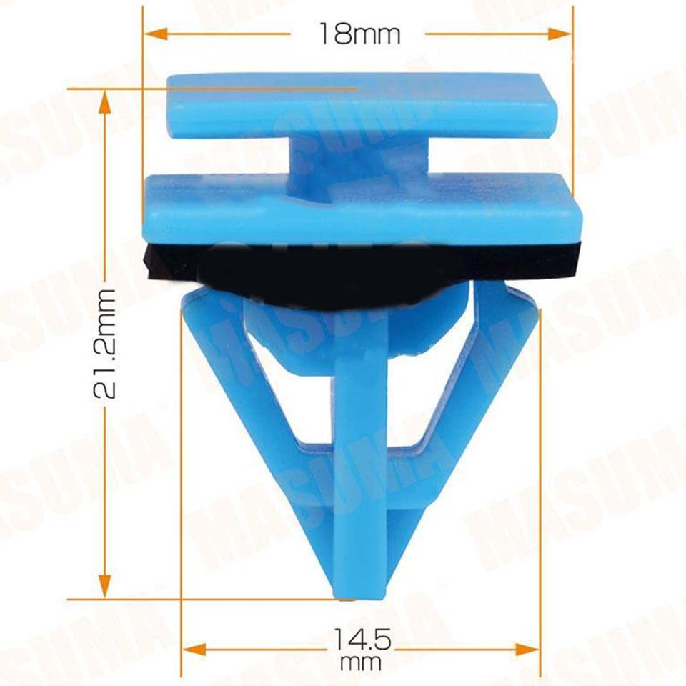 Кліпса кріплення молдингу порогів HYNDAI SSANGYONG KIA (877583L000 87758-3L000 15210) C1152, фото 1