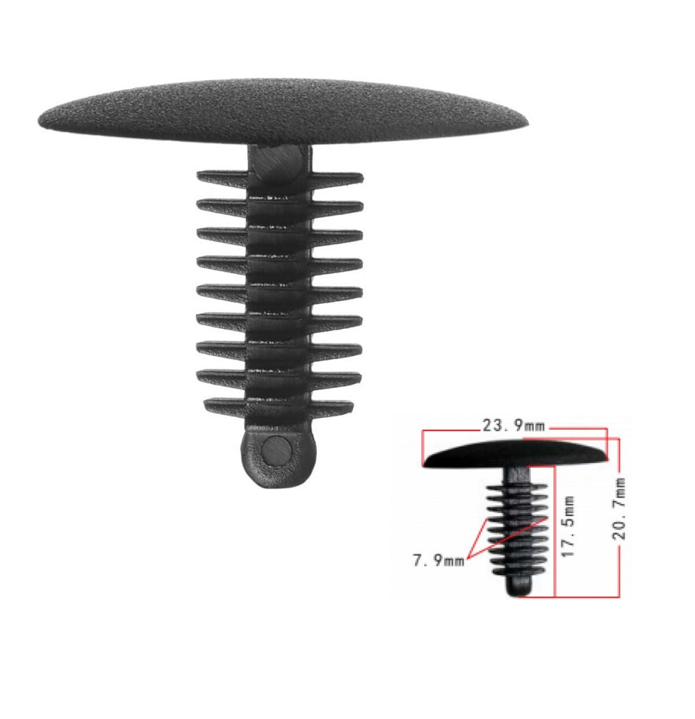 Кліпса кріплення обшивки Citroen Dacia Renault Peugeot (C1112), фото 1