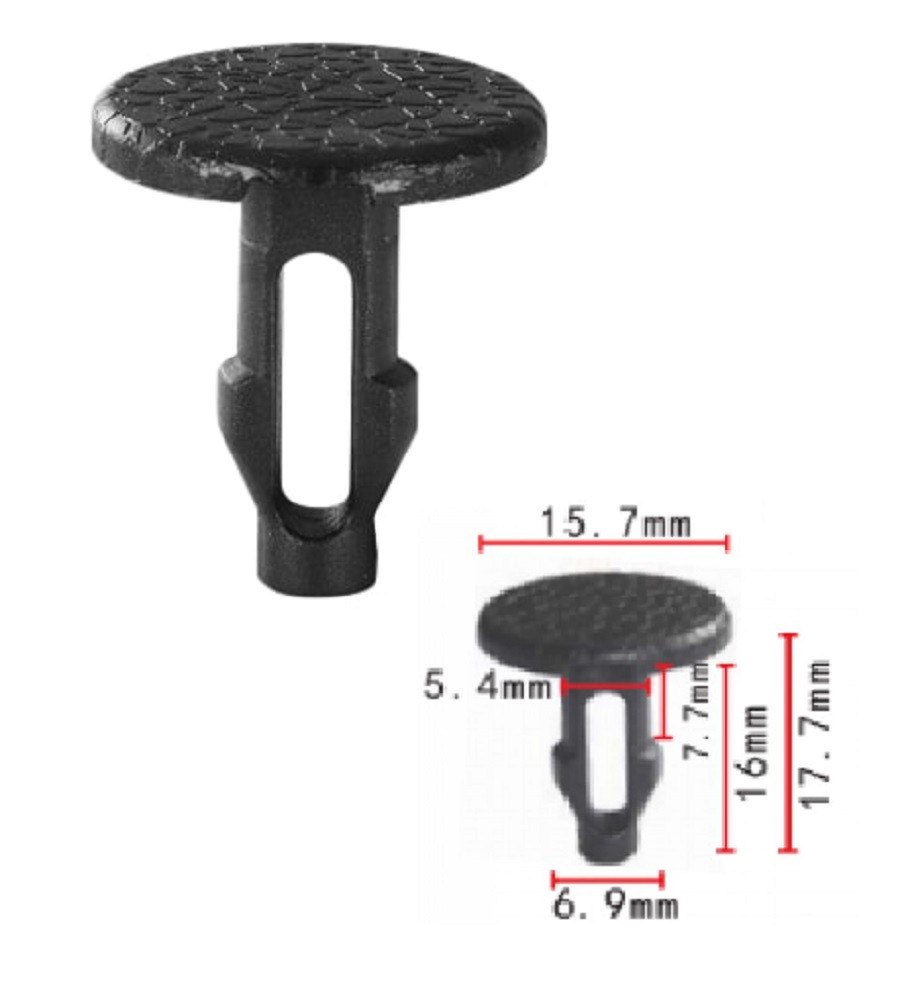 Кліпса кріплення ущільнювача дверей Honda, Mitsubishi, Nissan (MC440901 62660486001) (C1085), фото 1