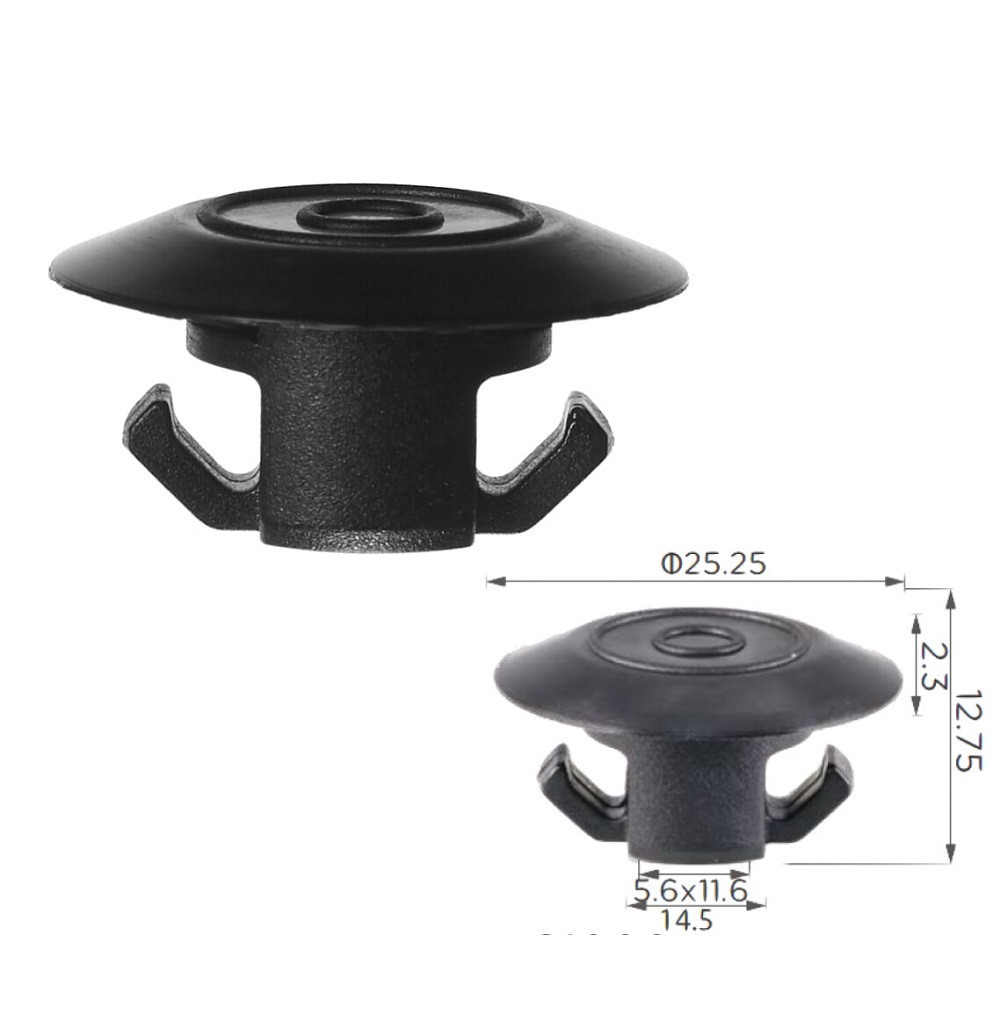 Кліпса молдингу заглушки короба підніжки пороги Toyota (7692426050, 76924-26050) (C1000), фото 1