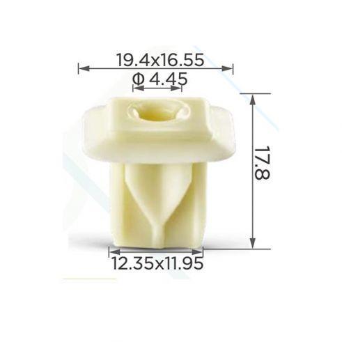 Кліпса під саморіз Ford, Chevrolet, Chevrolet (11517873, 14825) (C0397), фото 1