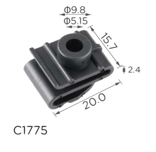 Кліпса під саморіз Hyundai, Kia, Mitsubishi, Honda, Nissan, Toyota (8682528000, MB135567) (C1775), фото 1