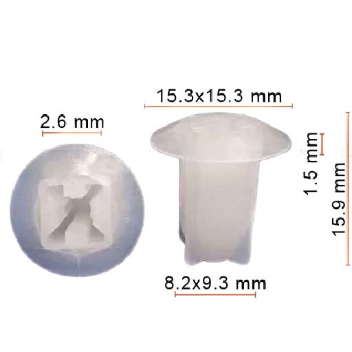 Кліпса під саморіз Renault, Opel, Nissan (7703081184, 1320926, 14318) (C1915), фото 1