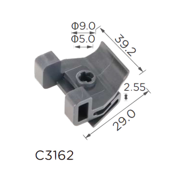 Кліпса під саморіз Toyota, Lexus (5387906100, 53879-06100, 16039) (C3162), фото 1