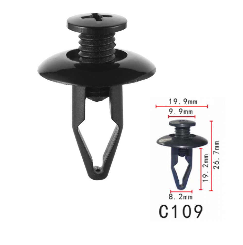 Кліпса розпірні Infiniti Nissan 6384401A00 6385401A00 Ford MNA0156 NA01561 (C109), фото 1