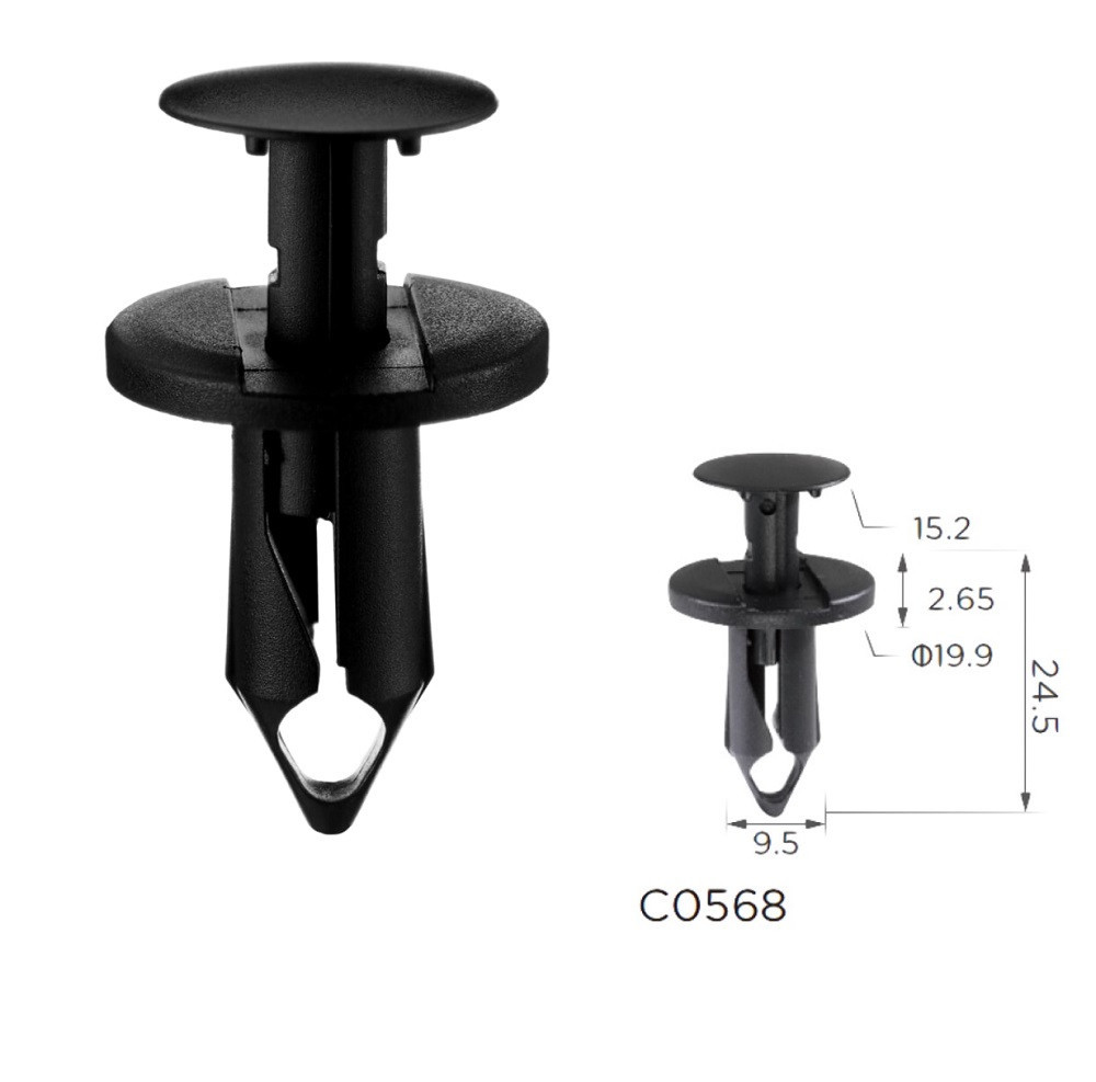 Кліпси розпірні Renault 7701049271 Audi Volkswagen Seat Ford, Chevrolet 21030249 Ford N807389S (C568), фото 1
