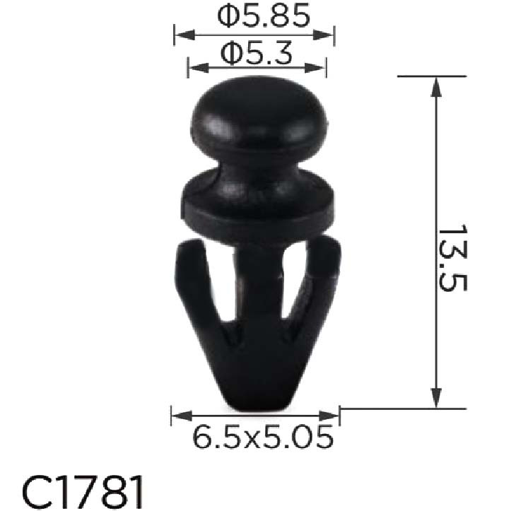 Кліпса ущільнювача Ford (1042065, W702985S300, W702985, W7029851042065, 15030) (C1781), фото 1