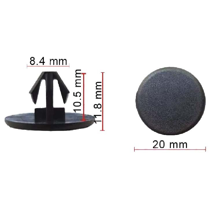 Кліпса ущільнювача Peugeot, Renault, Citroen (6995V6, 6995.V6, 10744) (C1882), фото 1