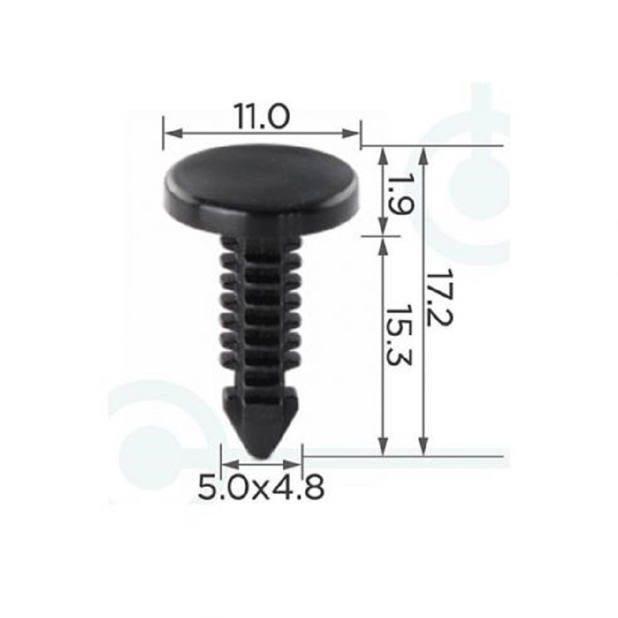 Кліпса ущільнювача дверей Ford, Chevrolet 20413107 Ford 388246S AMC 4006516 (C423), фото 1