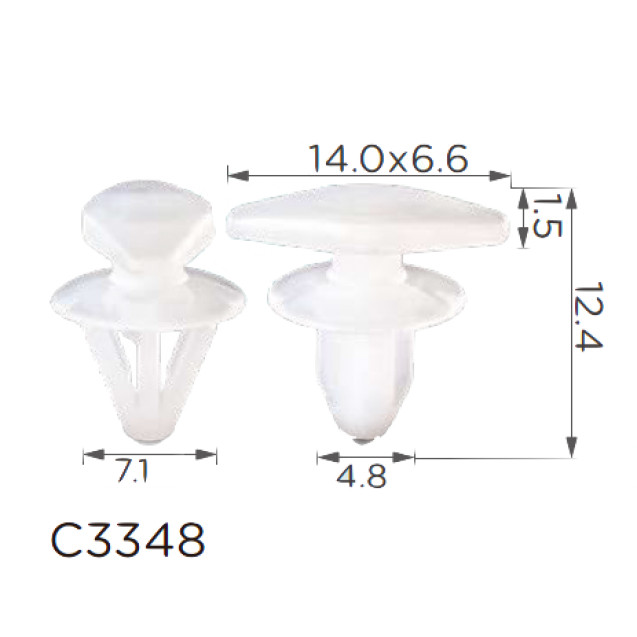 Кліпса ущільнювача дверей Ford, Chevrolet Opel Chevrolet 11611342 (C3348), фото 1