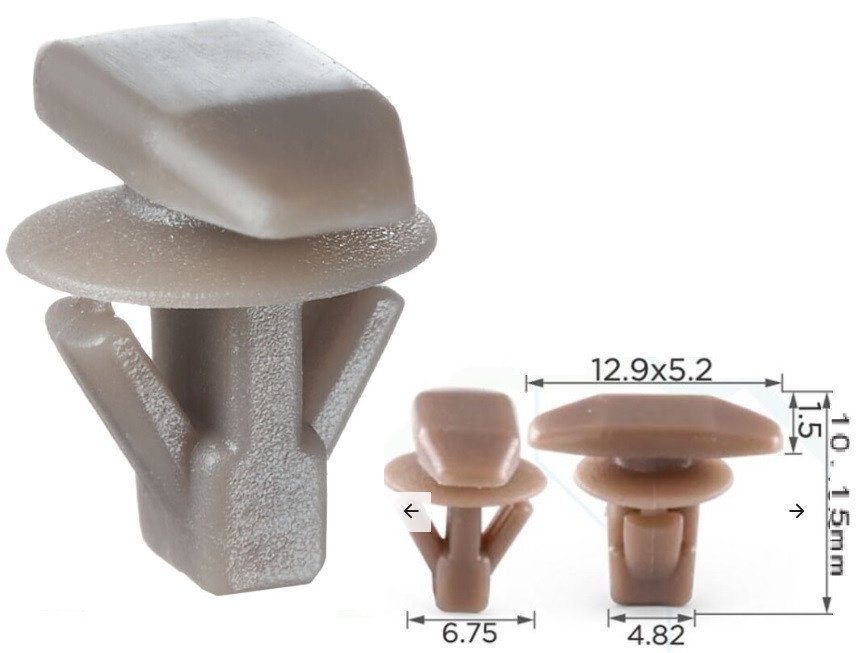 Ущільнювальна кліпса Mitsubishi MU481027 MU481027R (C291), фото 1