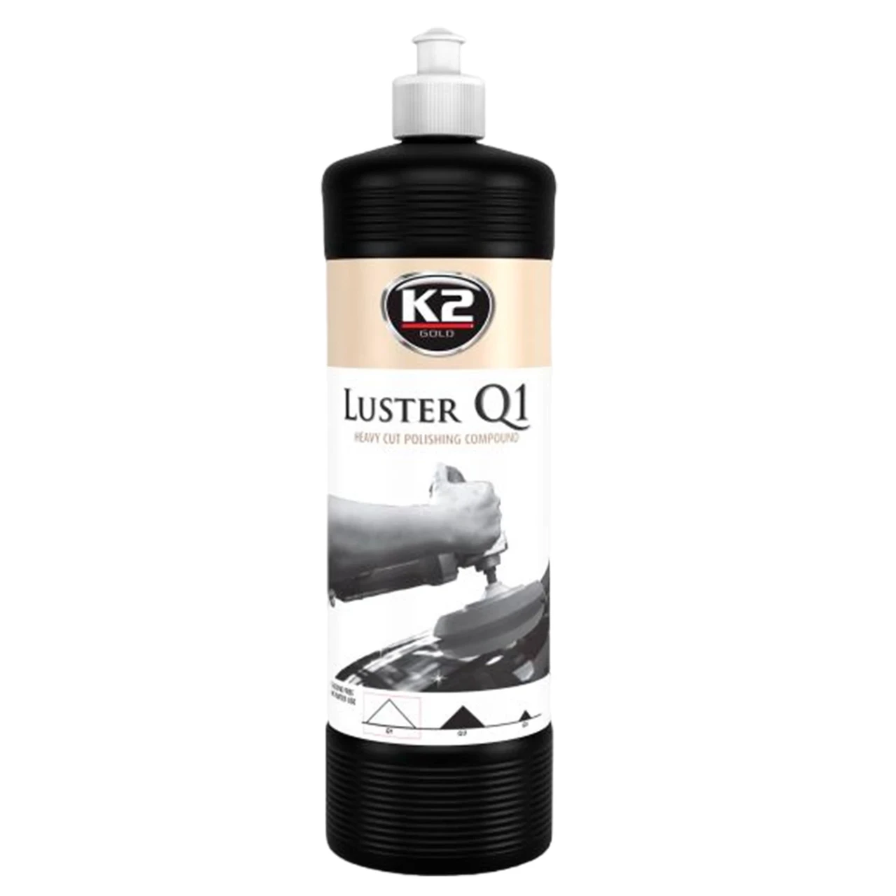 Паста для полірування кузова K2 Luster Q1 біла 1000 г (L11000N), фото 1