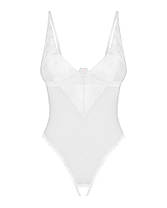 Боді з доступом Obsessive Alissium crotchless teddy, XS/S, ліф з м'якою чашкою, високі трусики, фото 3