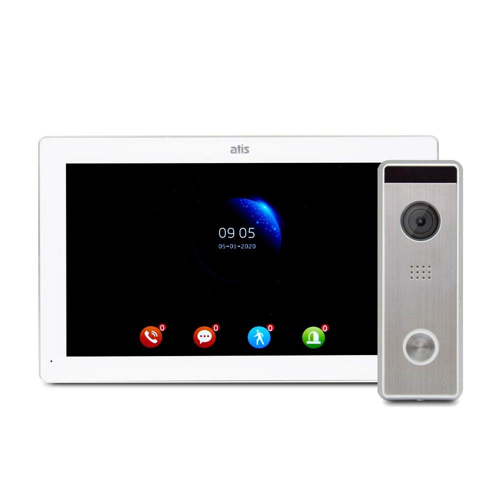 Комплект домофона ATIS AD-1070FHD/T White з підтримкою Tuya Smart + Tantos Triniti HD, фото 1